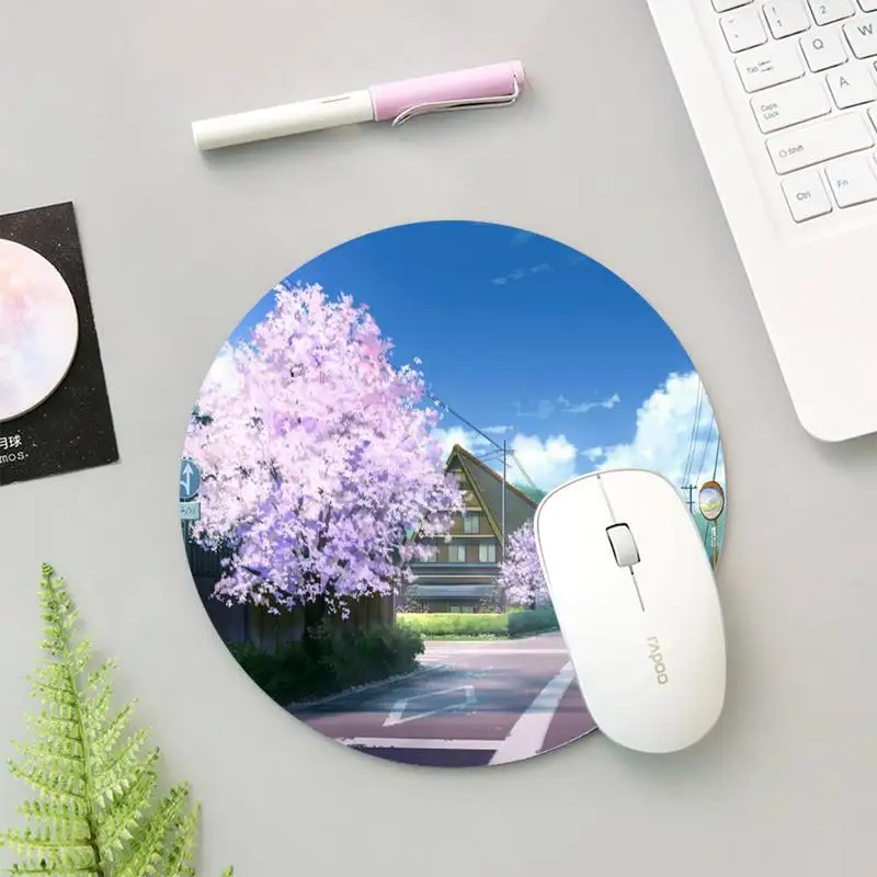 

Sale Cherry blossom grassland scenery Gaming Mouse Pad Laptop PC Mause Pad Desk Mat For Big Gaming Mouse Mat For Overwatch/CS GO