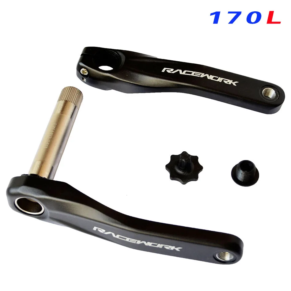crank GXP No shaft Fahrrad kurbel гоночный велосипед MTB GXP Kurbel алюминиевый легиер Mit Boden Kurbel 170 crank platte rot 32 T 34 T 36 T 38 T - Цвет: crank GXP No shaft