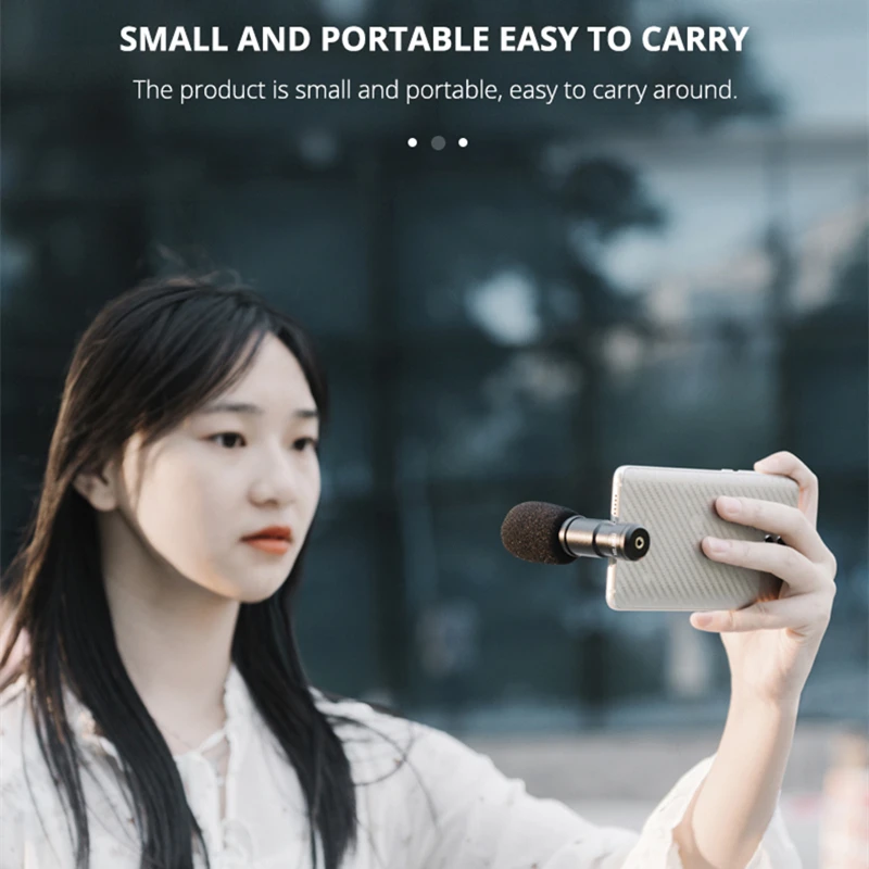 

Type-C Microphone Microfone Condensador Microfono Usb Mic for tiktok Livestream For Huawei P40 Mate 30 Xiaomi Redmi Smartphone