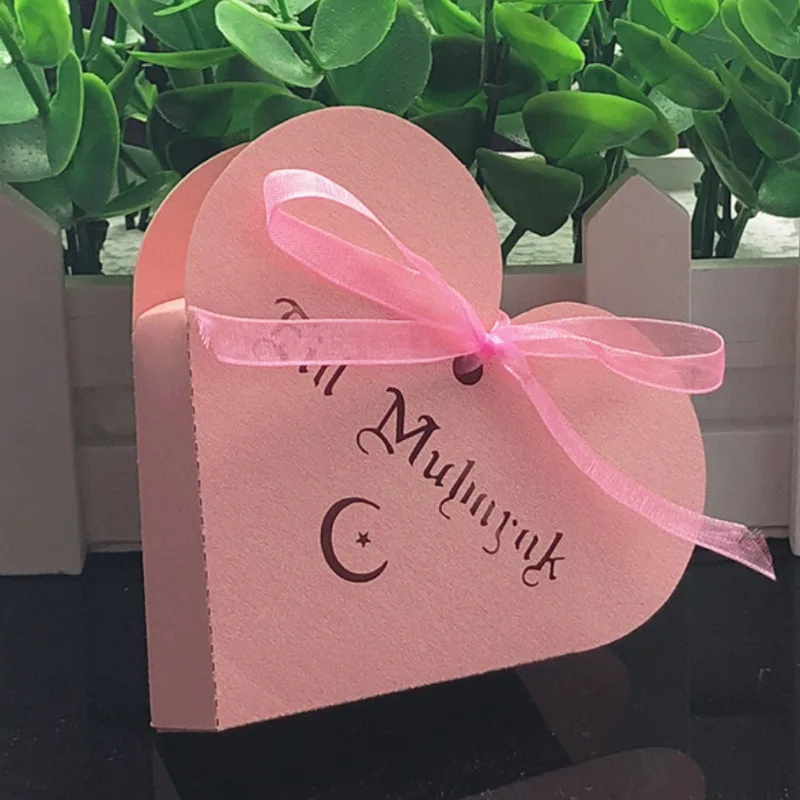 Eid Мубарак коробка конфет Рамадан Карим подарочные коробки исламский