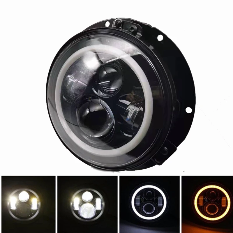 7 дюймов светодиодный фары DRL 4 5 Halo противотуманные переходное кольцо для Harley Ultra