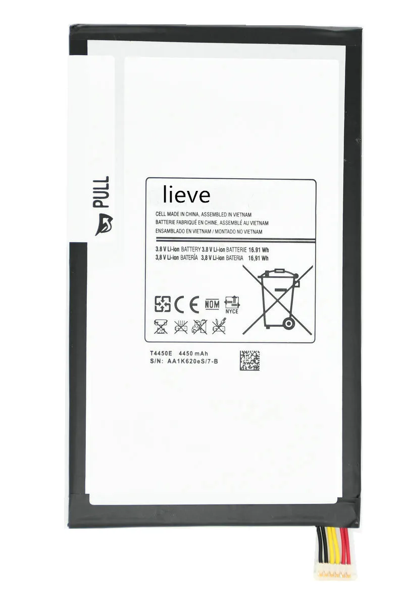 Заменительная батарея T4450E для планшета Samsung Galaxy Tab 3 8.0 T310 T311 T315 SM-T310 SM-T311 E0288 E0396.