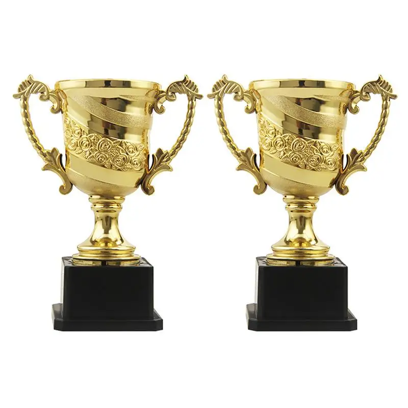 

2 Pcs Creative Rose-shaped Trophies for School Competition Kids Rewards Party Award Supplies Craft Souvenirs Celebrations Gifts