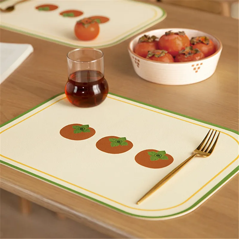 Коврик для чашки из искусственной кожи