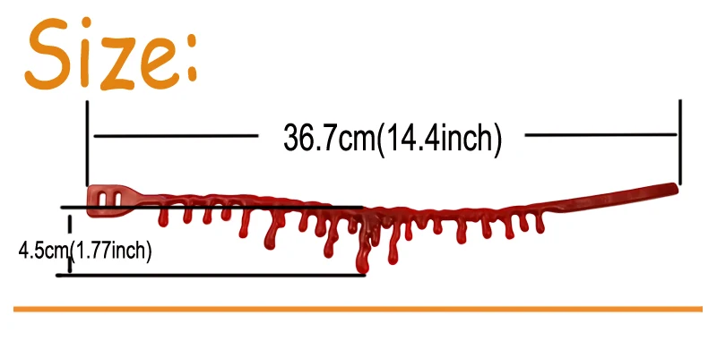 Halloween Blood Drip Necklace Vampire Bloody Choker Necklace Red Horror Scary Costumes Party Decorations Accessories image 5