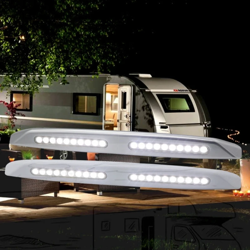Наружная Светодиодная лампа для трейлера 12 В тента автофургона внутренние