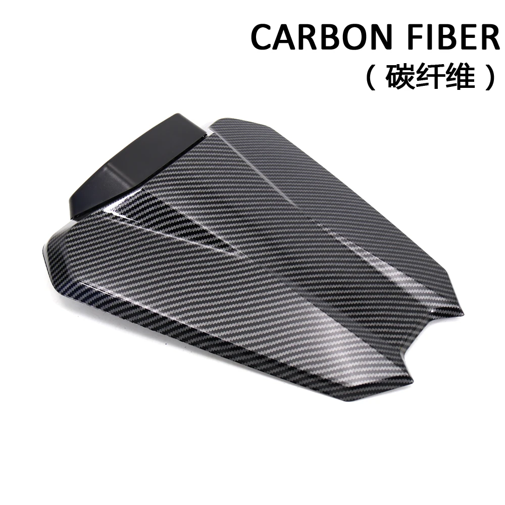 Карбоновый черный чехол для заднего пассажирского сиденья мотоцикла обтекатель