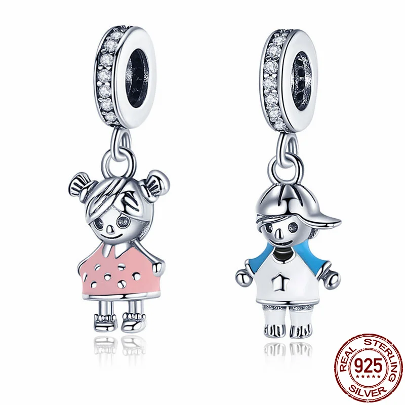

plata charms of ley 925 silver Fits Pandora bracelet 925 Silver Pendant Character Series Charms Beads Women Fine DIY Jewelry