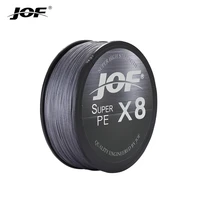 jof 2021 new 2nd 8x 500m braided fishing line super strong pe low memory thinner diameter improved braided line 15lb 00lb