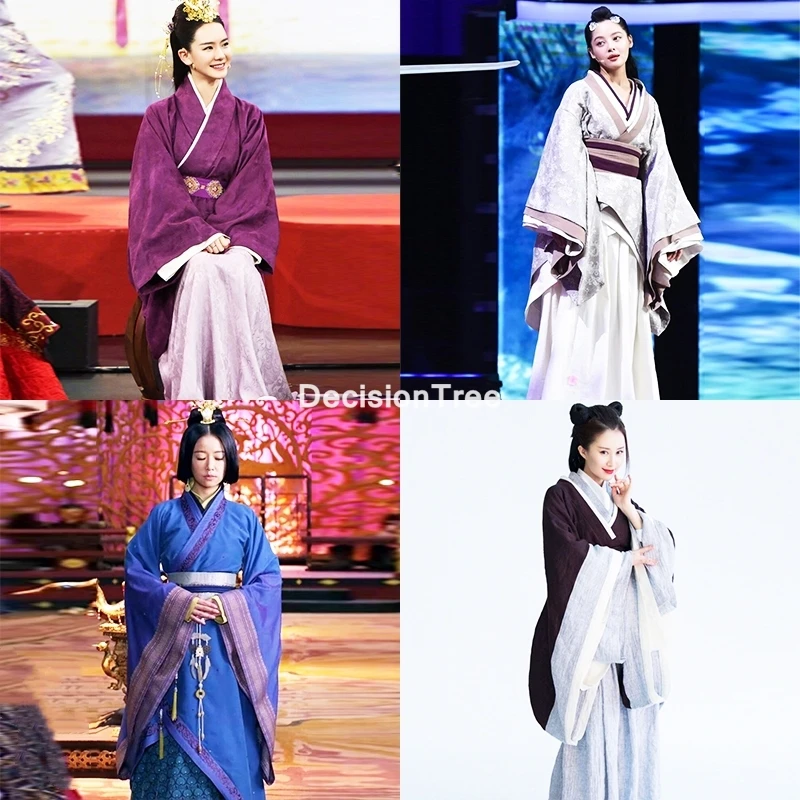 

2021 Восточная женщина китайские традиционные костюмы hanfu Ретро Фея Платье для выступлений и танцев Древняя китайская одежда женщин для выст...