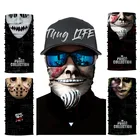 Мотоциклетная маска с цифровым принтом в стиле хип-хоп