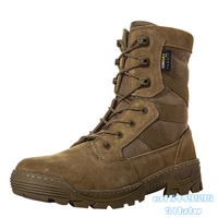 1000d cordura nylon waterproof trekking hiking shoes men military tactical combat boots layer split grain leather airsoft gear
