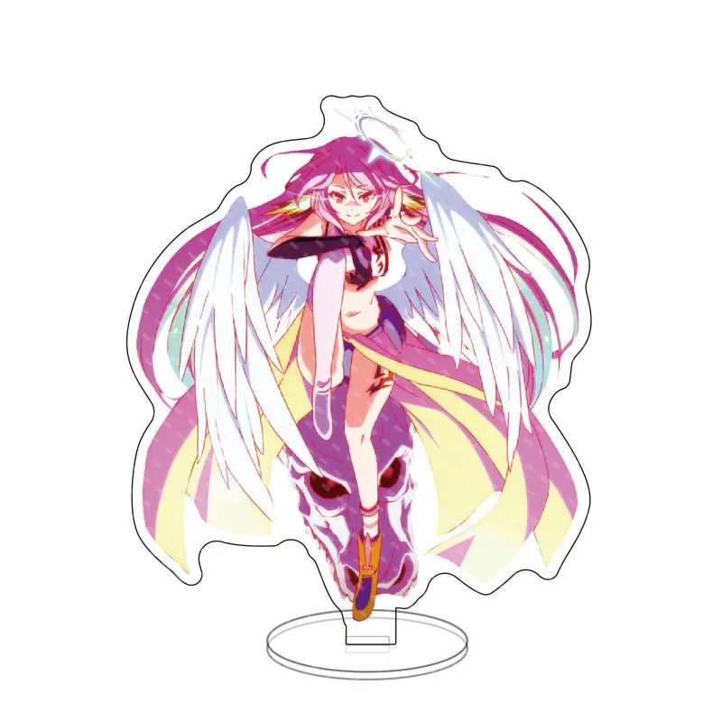 

Anime NO GAME NO LIFE figure 15cm Sora Shiro Cramie Zell Riku Dora Corone Dora Feel Nirvalen Acrylic stand Desktop model