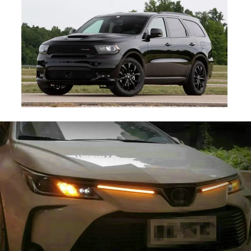 

LED Daytime Running Light DRL Turn Signal Lamp For Dodge Durango Dart Charger Journey Challenger Grand Caravan Viper avenger