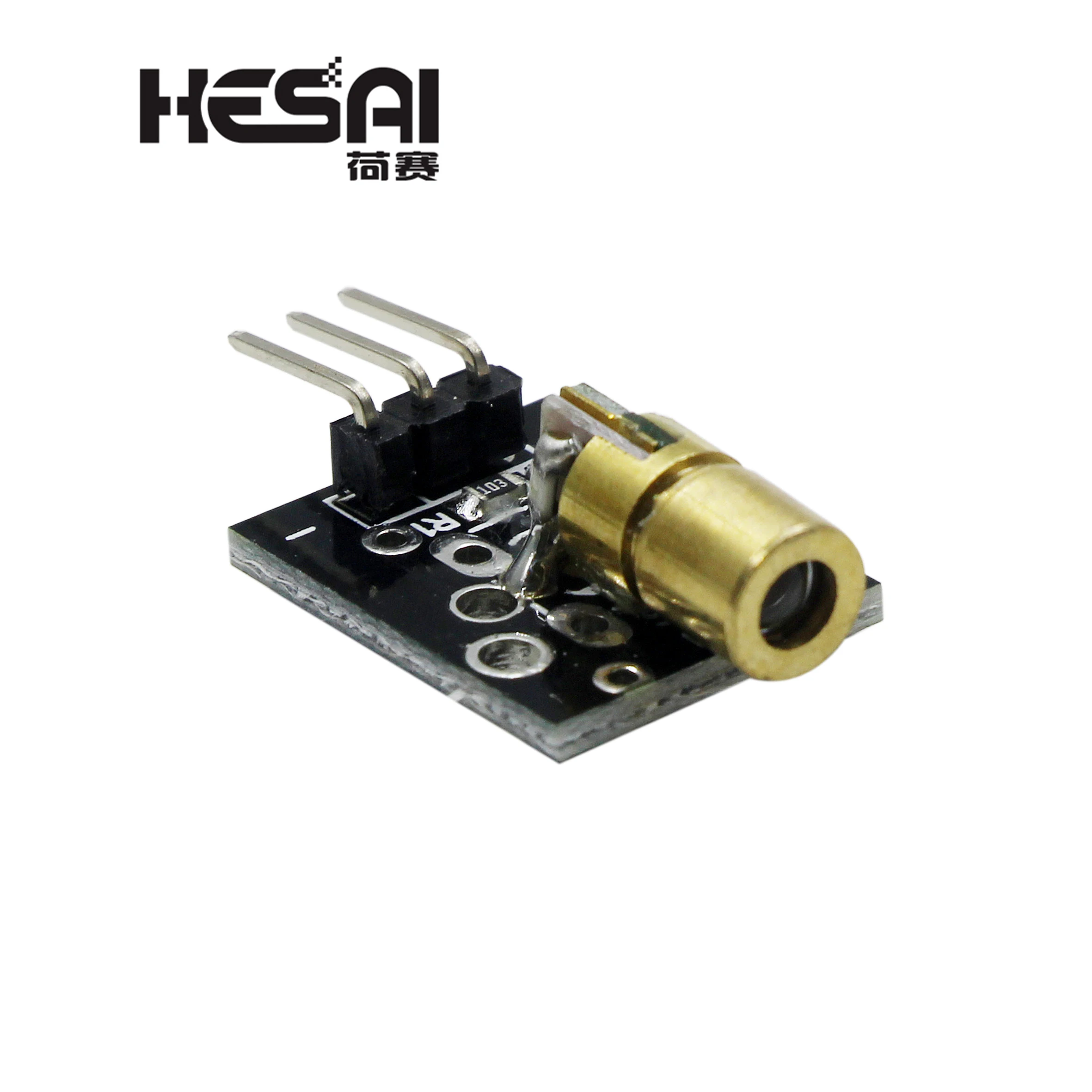 KY-008 3pin 650nm красный лазерный передатчик Dot диод Медная головка модуль для arduino DIY Kit