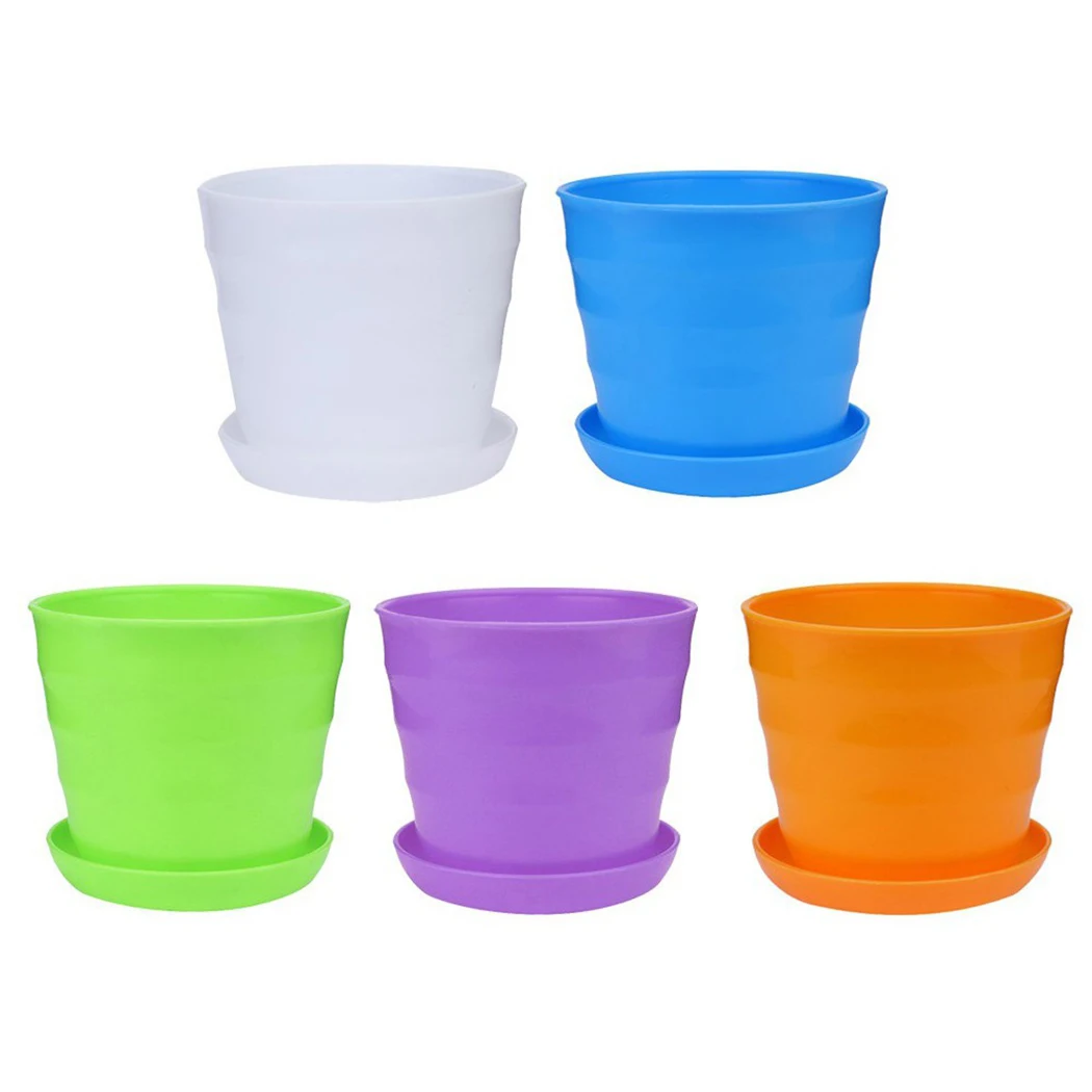 

5PC Flower Pot Mini Plastic Plant Flowerpot Accessories Brand New Popular