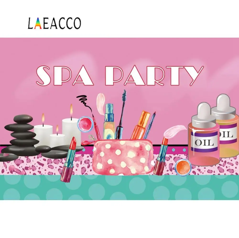 Laeacco фото фон розовая принцесса женский макияж SPA вечерние постер для магазина
