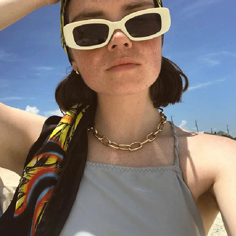 Женское Ожерелье из кубинской цепи в стиле панк | Украшения и аксессуары