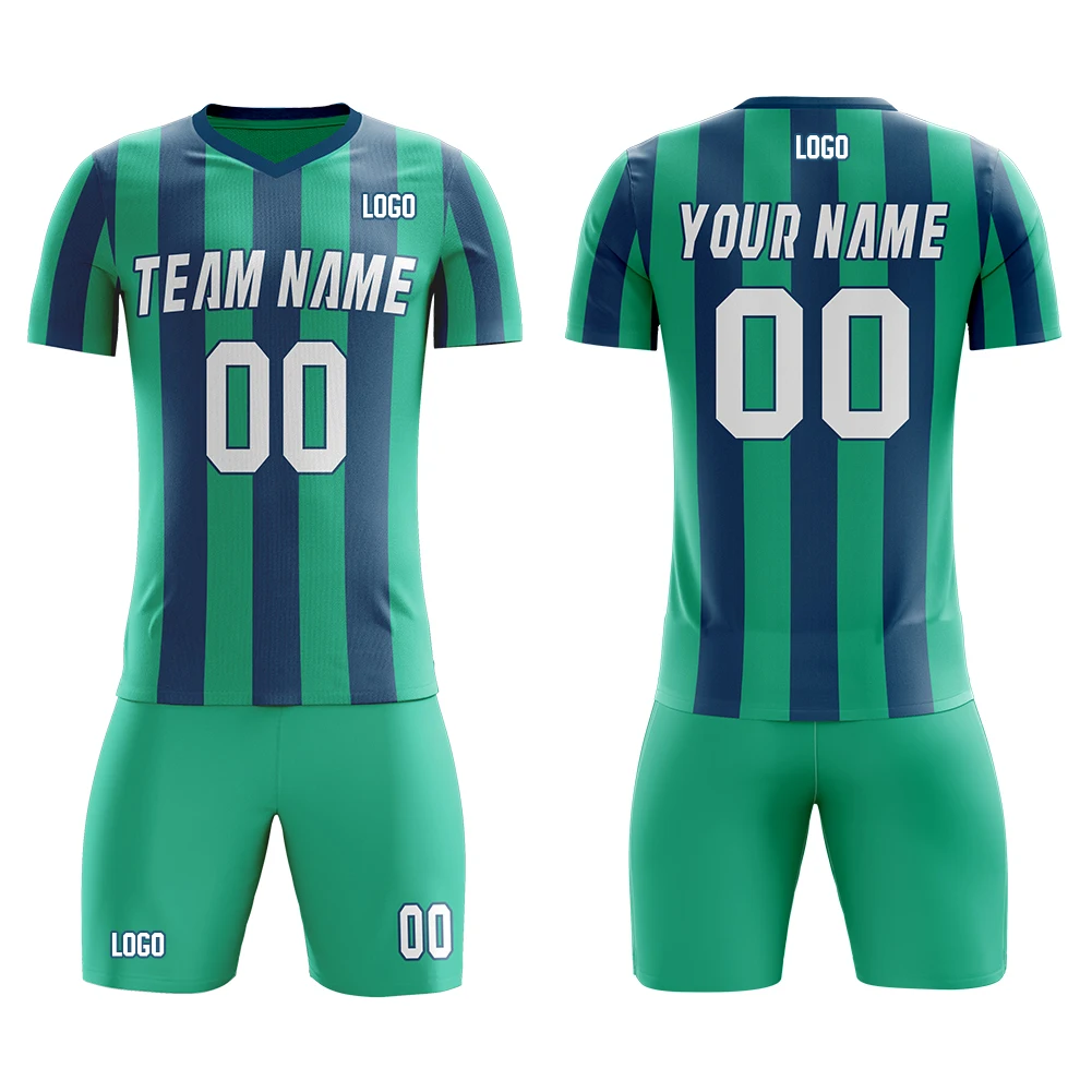 

2021 Hot Soccer Jersey and Shorts Custom Make Your Own Sportswear for Player/Team Breathable Absorbent Soccer Outfits Any Colour