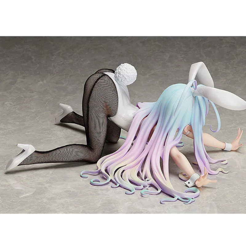 Аниме No Game Life SHIRO кролик девочка ПВХ экшн-фигурка аниме Bunny girl модель персонажа