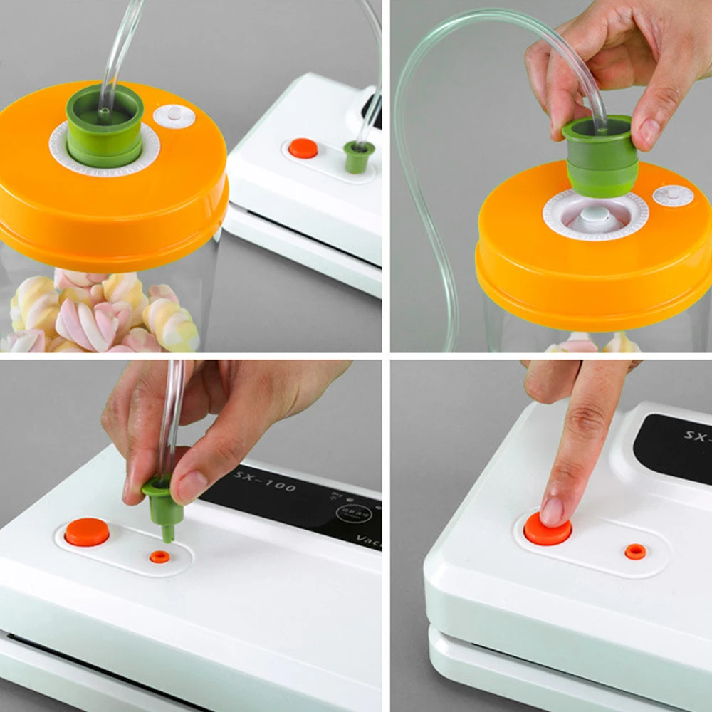 Электрическая вакуумная упаковочная машина для сухой и влажной кухни двойного