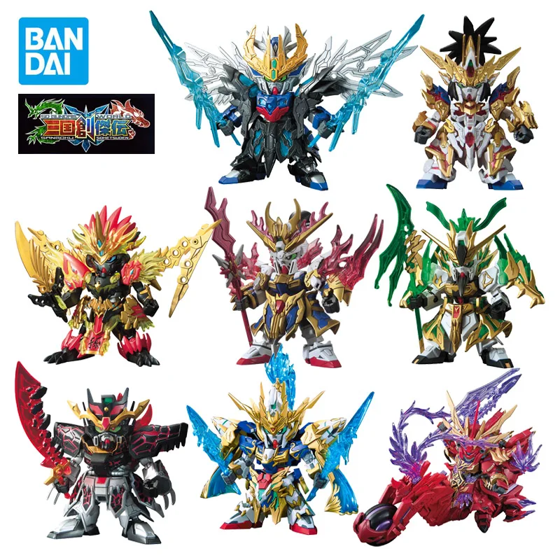 

Bandai Gundam Assembled Model Q Version SD Three Kingdoms Chuangjie Chuan PVC Model Collection Toy Child Birthday Gift