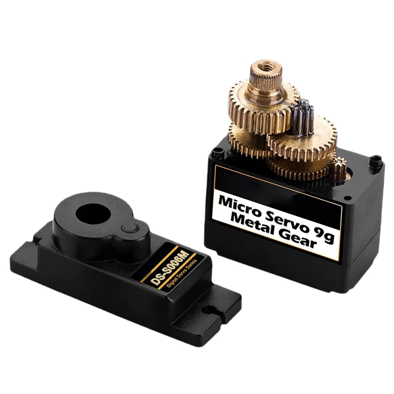 

MG90 UAV RC модель сервопривода с фиксированным крылом 9G металлические зубья Мини цифровой сервопривод для радиоуправляемого вертолета самоле...
