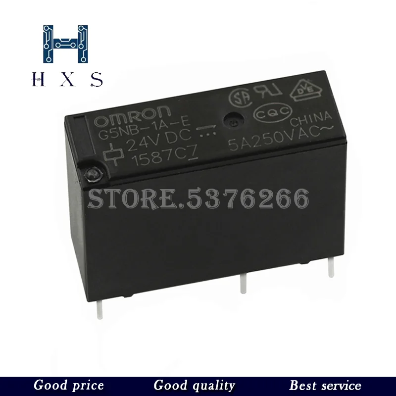 5 шт. реле питания G5NB-1A-E-5VDC G5NB-1A-E-12VDC G5NB-1A-E-24VDC В/12 В/24 В постоянного тока 5A 4 контакта