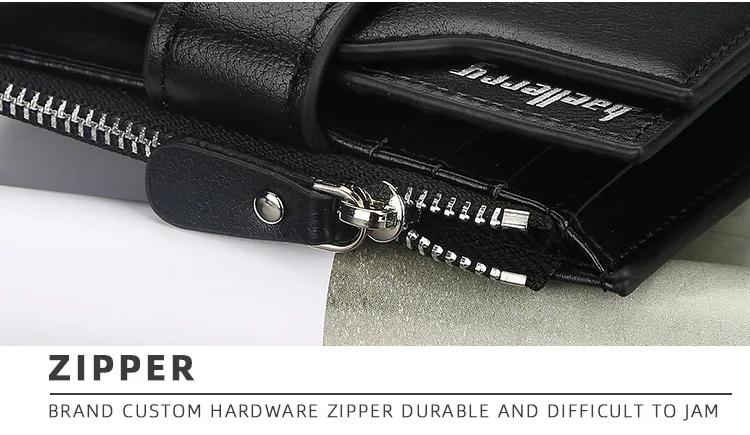 Baellerry Business Wallet Men Leather Men Wallets Purse Short Design Male Clutch Leather Wallet Mens Money Bag Quality Guarantee