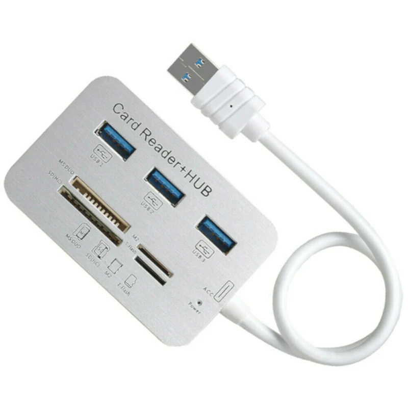 Фото Usb-хаб 3 0 USB сплиттер Micro концентратор мульти Тип C кардридер все в одном адаптер Usb-хаб 3 0 USB сплиттер Micro концентратор мульти Тип C кардридер все в одном адаптер