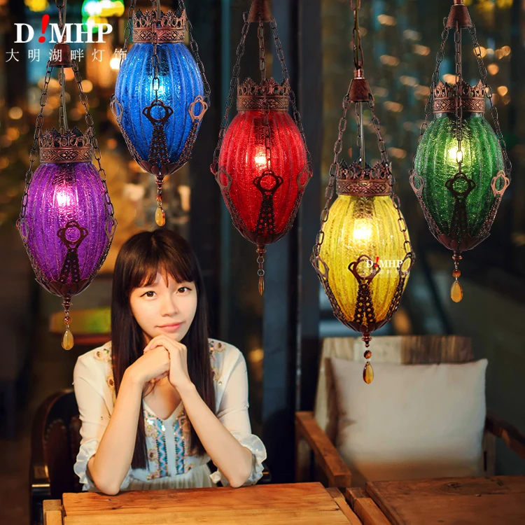 Украшение в средиземноморском стиле турецкий подвесной светильник ручной