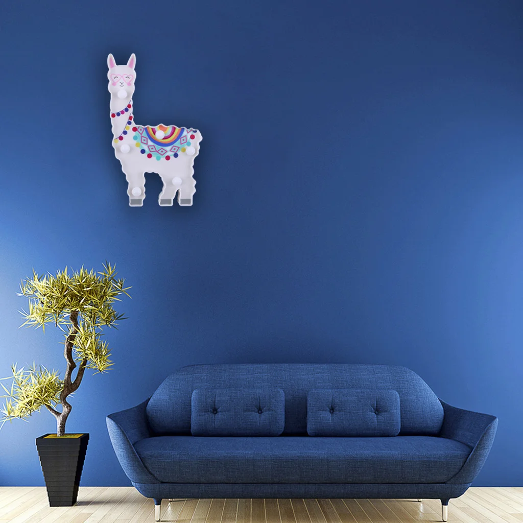 Ночник с милыми граффити в виде животного питание от аккумулятора 3D домашний