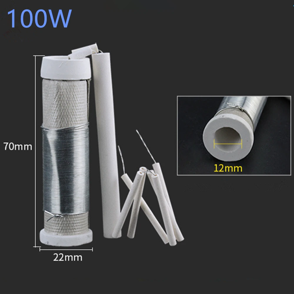 Электрический паяльник с внешним нагревом мощный керамический нагревательный