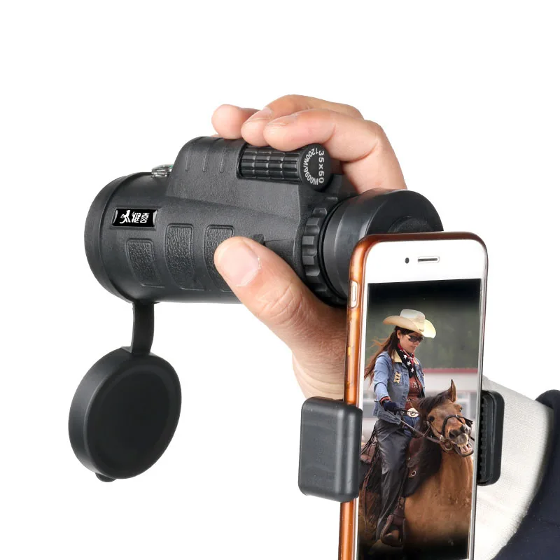 MonocularBinocular20x50 мощный высокое качество зум портативный с мобильный телефон город