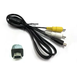 AVC-DC400 AV Interface Cable for Canon PowerShot A1000, A110, A2000, A2100, A3000, A3100 IS, SD1300, SX200 IS