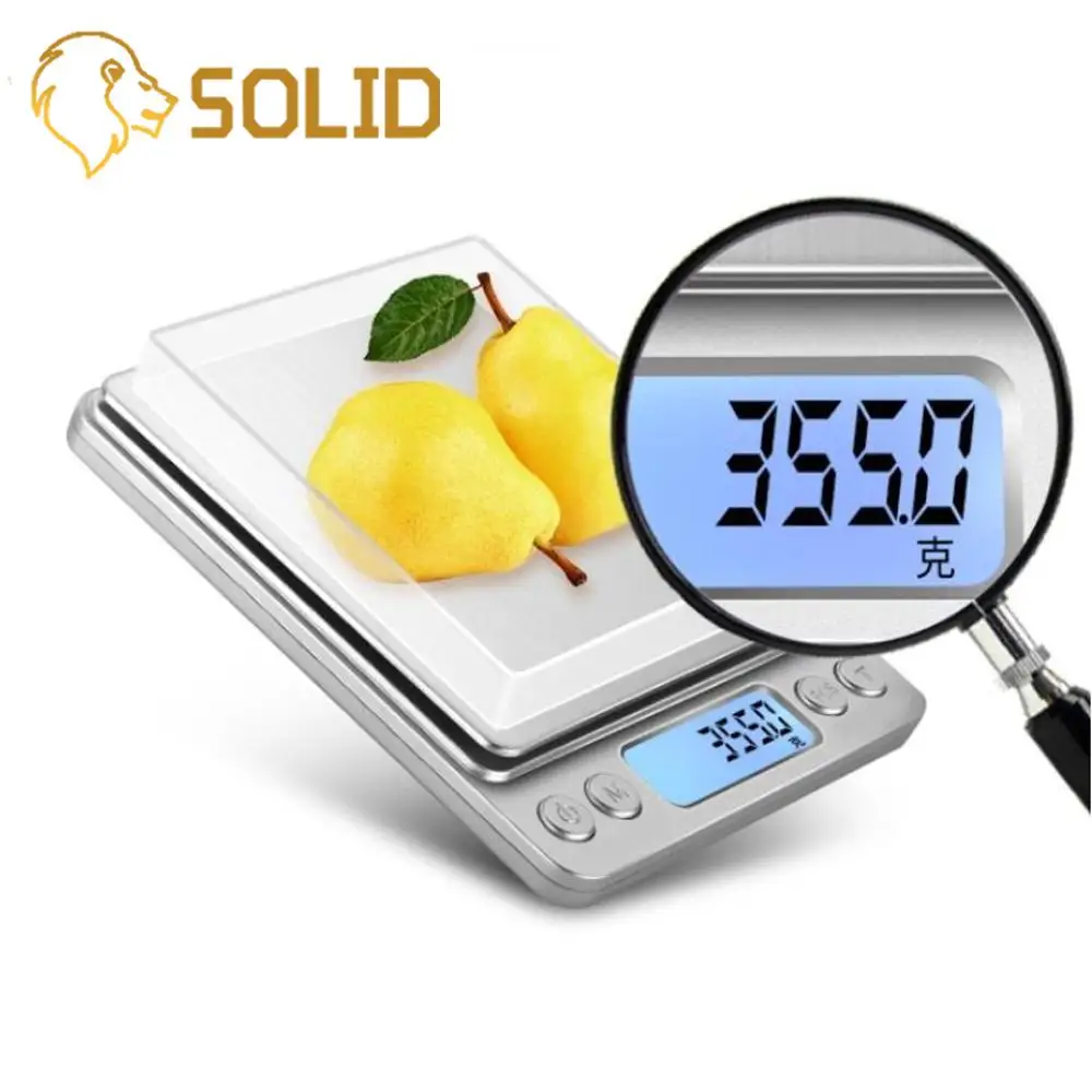 

Jewelry Electronic Digital Balance Weight LCD Pocket Scale 500/1000/2000/3000g
