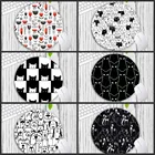 Круглый компьютерный коврик для мыши XGZ с рисунком кота и черной ветки, геймерский коврик для мыши с дополнительным Управлением по краям, коврик для мыши с животными на выбор, коврики для семейного офиса, планшетов