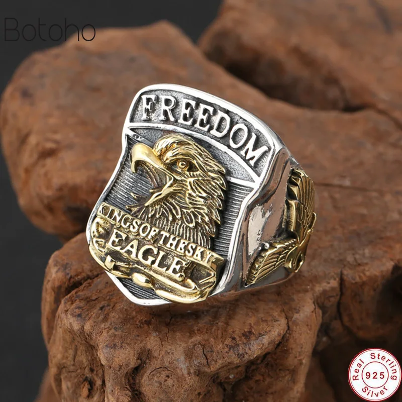 

Регулируемое кольцо из серебра 100% пробы, для мужчин и женщин