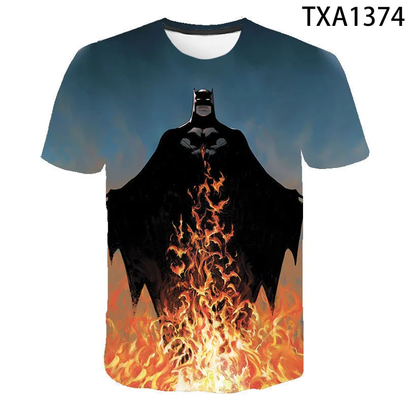 

New Comics Bat Movie 3D Printed T Shirts Casual Men Women Children Fashion Short Sleeve Boy Girl Kids Summer Cool Tops Tee