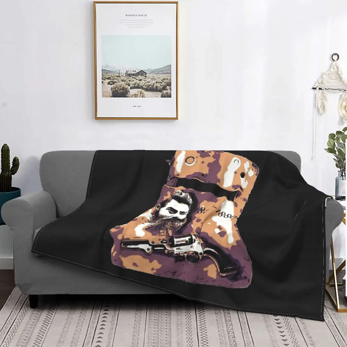 

Ned Kelly Blanket Bedspread Bed Plaid Bed Cover Anime Plush Blanket Hoodie Blankets And Diapers