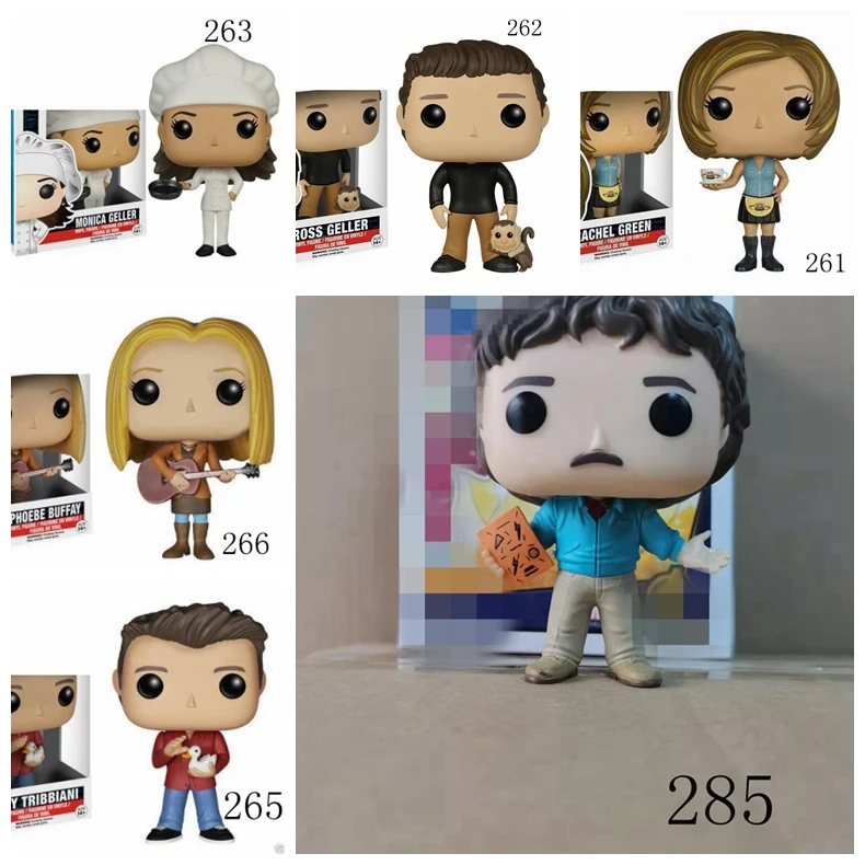 Экшн фигурки FUNKO Friends Рейчел Грин #261 Росс Геллер #262 Коллекционная модель