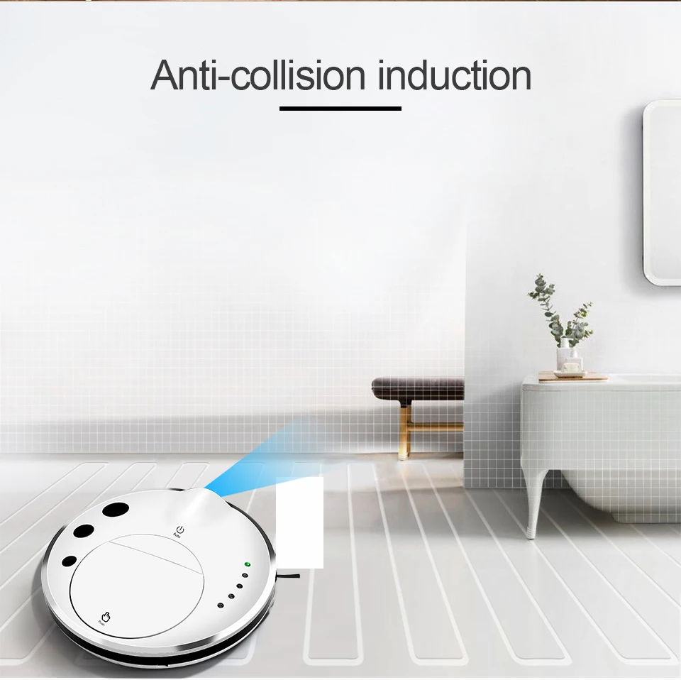 Vacuum Cleaner Robot Sweep &amp Wet Mop Automatic Recharge for Pet hair Hard Floor Powerful Suction Ultra Thin home mop wifi | Бытовая