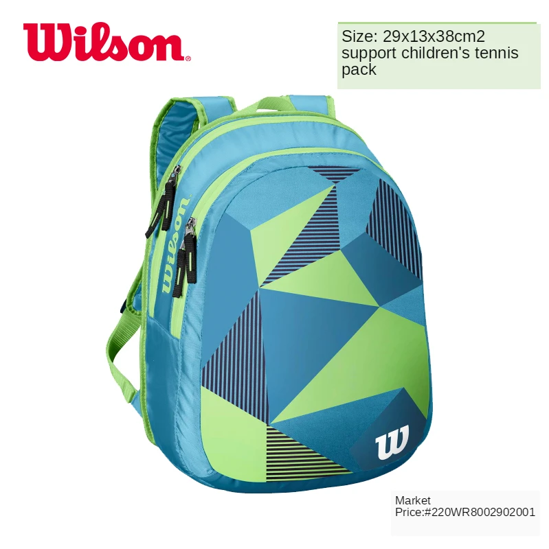 vlinder paars code Wilson Junior Kinderen Multi Functionele Dubbele Schoudertas Tennistas|Tennisaccessoires|  - AliExpress