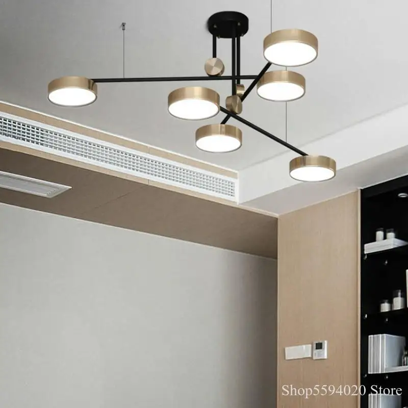 Постсовременная роскошная люстра скандинавские минималистичные светильники