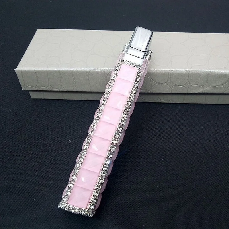 

Роскошная Дамская Бутановая Зажигалка, великолепная Дамская Зажигалка со стразами, зажигалка с фонариком, аксессуары для курения, подарок ...