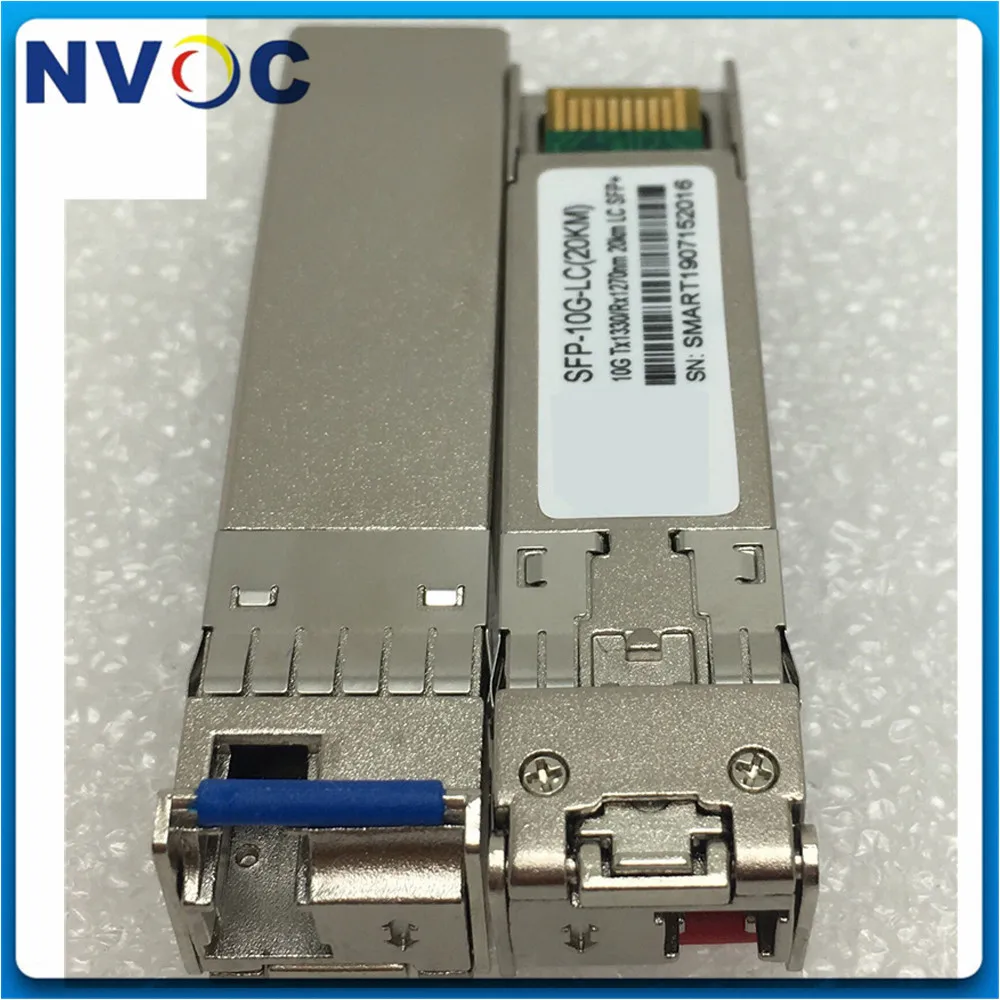 5 пар 10G BIDI 20KM 1270/Нм одноволоконный LC SFP 10KM GIBC WDM + волоконный модуль трансивер |