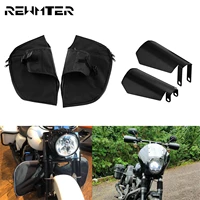 motorcycle soft lowers leg elephant ears warmer chaps shade hand guard handguards for harley touring road street glide1996 2007