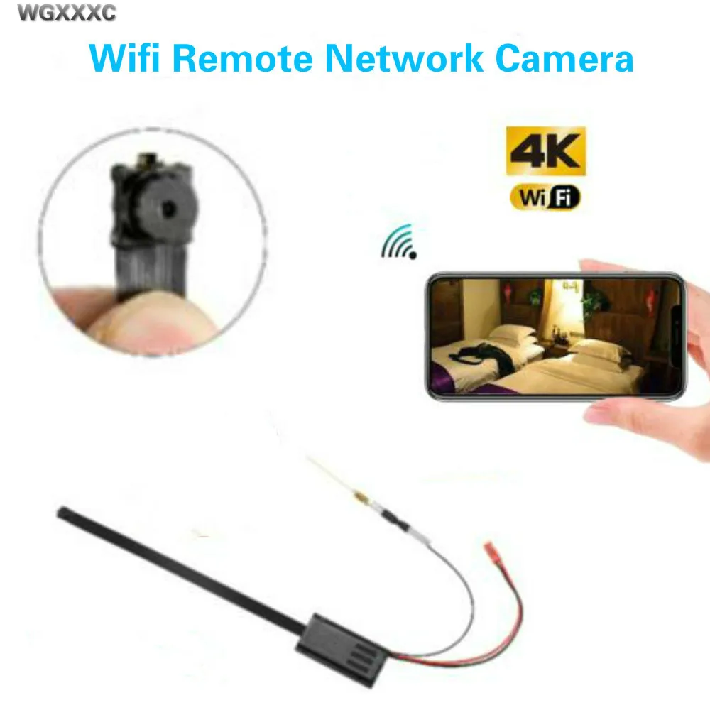 4K мини Wi Fi гибкая камера Удаленная сеть видео аудио регистратор Обнаружение