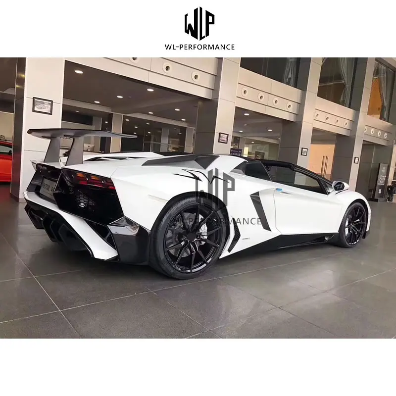 Lp700 до Lp750 Sv стиль стекловолоконного переднего бампера заднего задний спойлер для