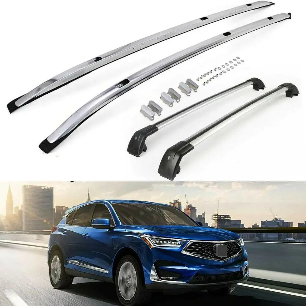 4 шт. подходит для Acura ГЕКСОГЕН 2019 2020 2021 Запираемые перекладины поперечные крыши